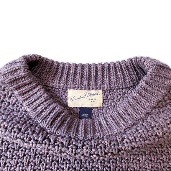 Universal Thread Knit Purple Sweater (Size L) - Picture 5 of 8